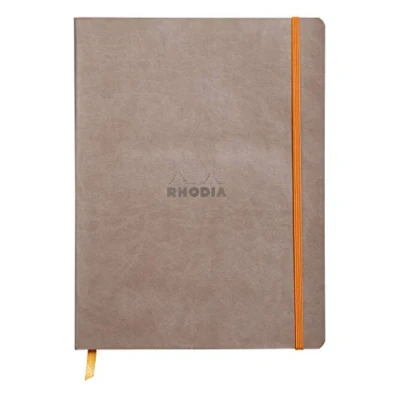 Afbeelding van Rhodiarama Softback notitieboek, A5 Gevoerd. 190 x 250 mm Taupe