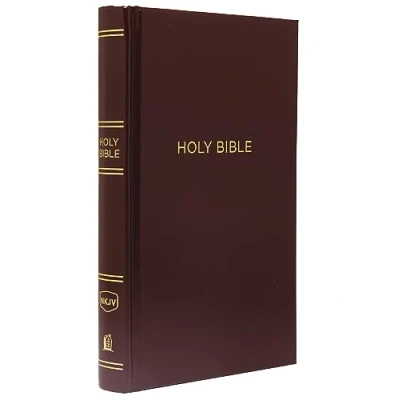 Afbeelding van NKJV, Pew Bible, Hardcover, Burgundy, Red Letter, Comfort Print: Holy New King James Version
