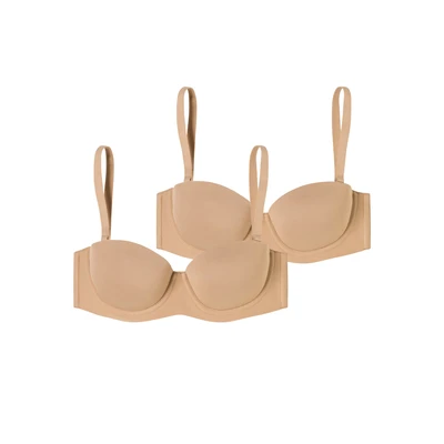 Afbeelding van SCHIESSER BH &#039; Bandeau mit Schale Unique Micro beige