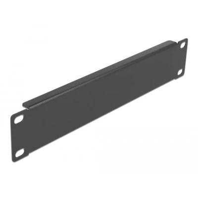 Afbeelding van Delock 10″ netwerkkast blind deksel 1 U zwart
