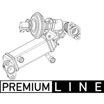 Afbeelding van Mahle Original EGR koeler CE 9 000P
