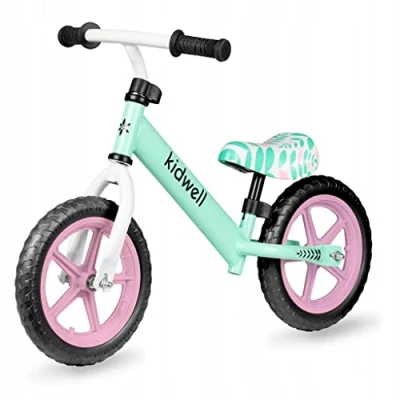 Afbeelding van COIL loopfiets, glijbaan, balansfiets, stalen frame, EVA schuimwielen, maximaal gewicht 30 kg, zwart