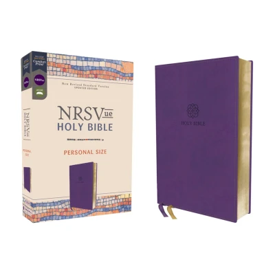 Afbeelding van NRSVue, Holy Bible, Personal Size, Leathersoft, Purple, Comfort Print: New Revised Standard Version Updated Edition, Print