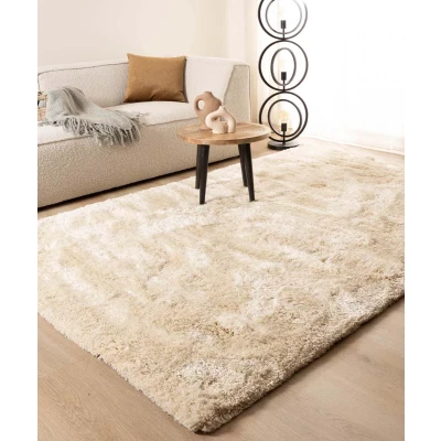 Afbeelding van Shaggy Tapijt/Vloerkleed Meadow Ivoor 200x300 Cm