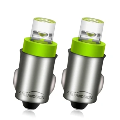 Afbeelding van Ruiandsion 2 stks BA7S LED Dashboard Gloeilampen F3 1 12 V 50LM Groene Auto Interieur Lamp, Negatieve Aarde