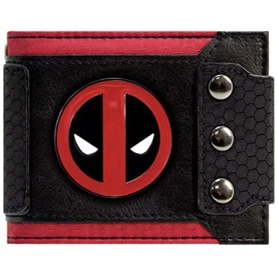 Afbeelding van Deadpool Insigne Verdrievoudigen Dichtgeknoopt Portemonnee Handtas Zwart