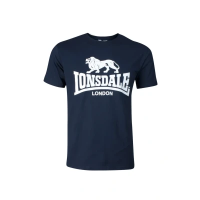 Afbeelding van Lonsdale Normale Passform LOGO Tshirt print, Heren, Maat: XXL, Navy