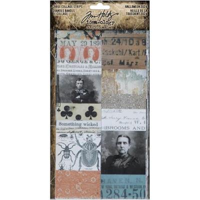 Afbeelding van Idea ology Tim Holtz Halloween Collage Strips Large (TH94394)