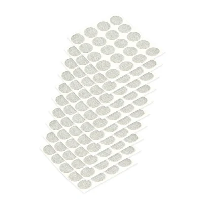 Afbeelding van Emuca 4026427 zelfklevende afdekkingen, Ø13mm, grijs met effect textiellimitatie, set 200 stuks, 13 mm