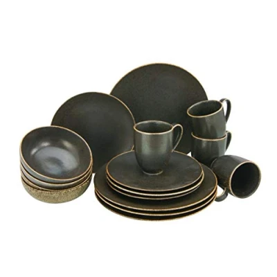 Afbeelding van CreaTable Combi servies Roestig (set, 16 delig)