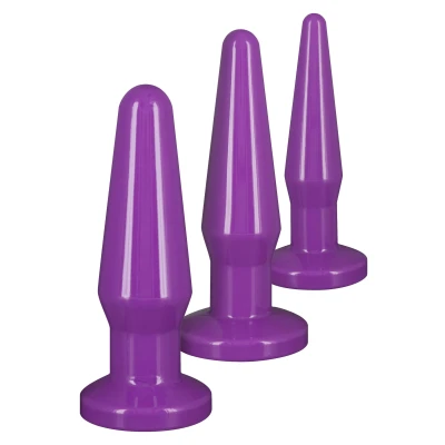 Afbeelding van Buttplug Trainer Set Paars