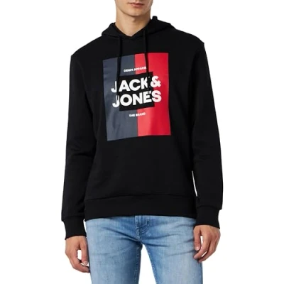 Afbeelding van JACK &amp; JONES Herentrui met, zwart/pack: zwart + marineblauw, XL