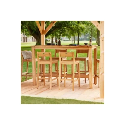 Afbeelding van Luxe teak barset Buckingham 7 delig