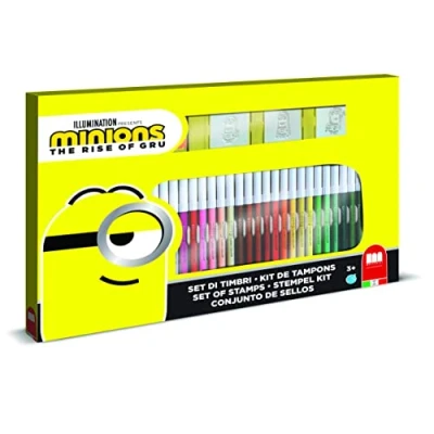 Afbeelding van Multiprint Minions Kleurset met Stempels, 41dlg.