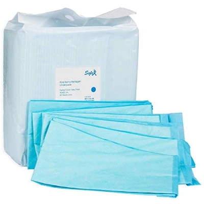 Afbeelding van SF Wegwerp Underpad 50 Stks 40x60 cm 6 lagen blauw Absorberende Incontinentie Pads Changing Mat Hygiënerecords Babby Potty