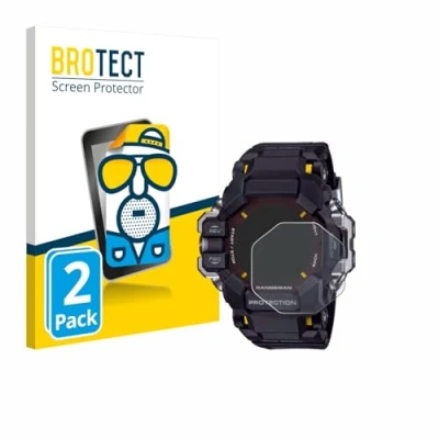 Afbeelding van BROTECT Entspiegelungsfolie Displayschutz Displayschutzfolie Folie Matt, Smartwatch beschermfolie, Grijs