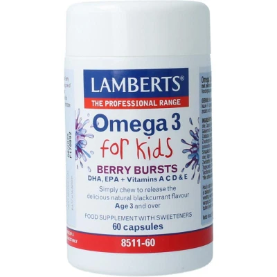 Afbeelding van Lamberts omega 3 for kids l8511/60 60tb