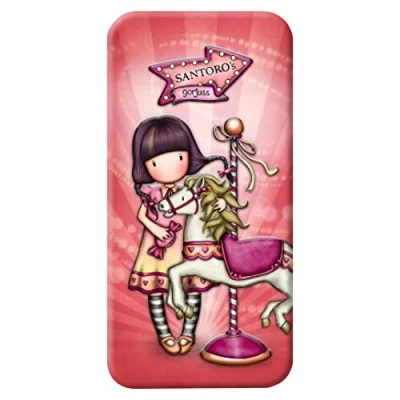 Afbeelding van Santoro Gorjuss Fairground Carousel etui, metaal, 190 x 90 240 mm, Meerkleurig, Eén maat, casual