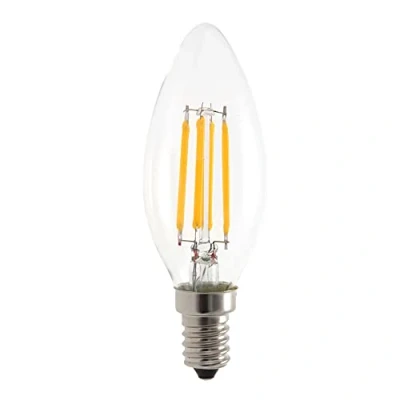 Afbeelding van LED filamentlamp kaarsvorm C35 4 W fitting E14 VELAMP