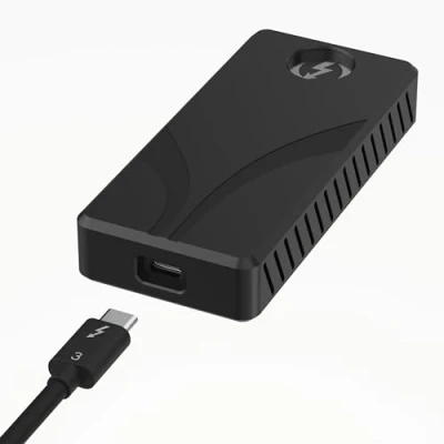 Afbeelding van SABRENT Rocket XTRM Plus 2TB Thunderbolt 3 draagbare SSD High Speed externe opslag, robuust aluminium, USB C compatibel, 2700MB/s, busvoeding, plug &amp; play (SB XTMP 2TB)