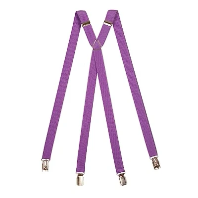 Afbeelding van Olata X Vormige Dunne Bretels met Clips 2 cm. Lila
