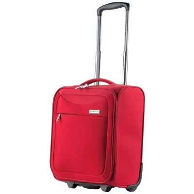 Afbeelding van CarryOn Air Underseat Koffer 40 x 32 20 cm Zachte Trolley Handbagage 23 Liter Lichtgewicht Rood