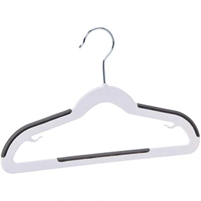 Afbeelding van Amazon Basics Kinderkleerhangers van kunststof, 30 stuks, wit