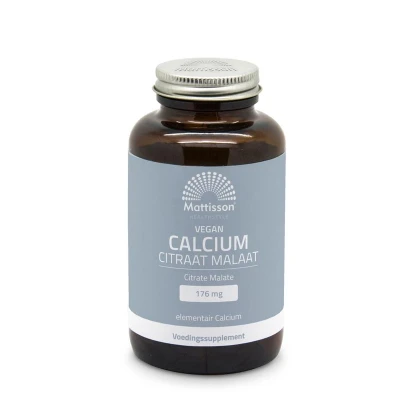 Afbeelding van Mattisson Calcium citraat malaat vegan 120 capsules