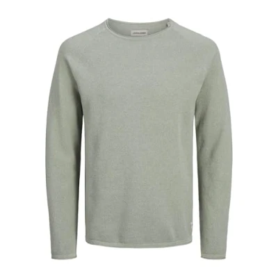 Afbeelding van Jack &amp; Jones Jjehill CREW NECK NOOS Trui, Heren, Maat: XS, Iceberg green