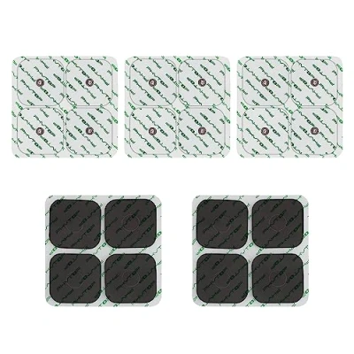 Afbeelding van PHYTOP Tens Machine Pads compatibel met Compex, Zelflevende Elektroden, Eenvoudig vastklikken 3.75mm button connection (Set van 20 stuks)