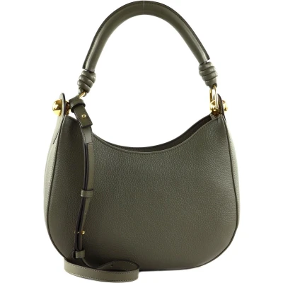 Afbeelding van FURLA Leren Schoudertas Sfera Hobo Sage Olijfgroen