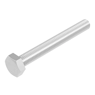 Afbeelding van SECCARO zeskantschroef M6 x 50 mm, roestvast staal V2A VA A2, DIN 933 / ISO 4017, buitenzeskant, 20 stuks