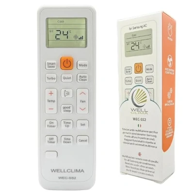 Afbeelding van Afstandsbediening voor Samsung airconditioning, warmtepomp, inverter apparaat