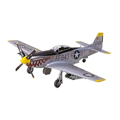 Afbeelding van TAMIYA 300060754 1:72 F 51D Mustang North American, luchtvaart, militair vliegtuig, staand model, getrouwe replica, plastic bouwpakket, knutselen, modelbouwset, montage, ongelakt