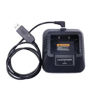 Afbeelding van USB Batterijlader Voor Baofeng UV 5R 5RE DM Walkie Talkie Ham Radio Draagbare Twee Manier