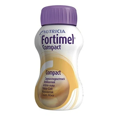 Afbeelding van Fortimel Compact Mokka Flesjes 4x125ml