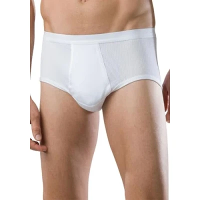 Afbeelding van SCHIESSER Original Classics sportslip (1 pack) Doppelripp met gulp wit Maat: 3XL