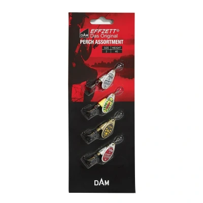 Afbeelding van Effzett assortment 4Pcs Spinner #2 4gr Sinking Perch Kunstaas set