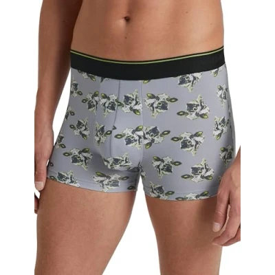 Afbeelding van CALIDA Swiss Edition New Boxer Sleet Grey, maat 46 48, Grijs, 48