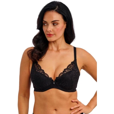 Afbeelding van Wacoal Abellia Plunge Push Up BH Black Zwart 70 C