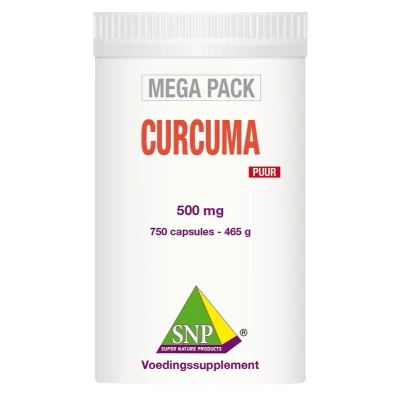 Afbeelding van Snp Curcuma Puur Megapack, 750 capsules