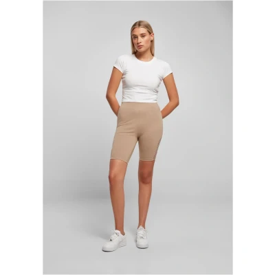 Afbeelding van Urban Classics Inset Cycle Shorts, Dames, Maat: Small, Softtaupe