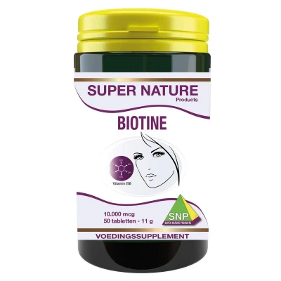 Afbeelding van Snp Biotine 10000 Mcg, 50 tabletten