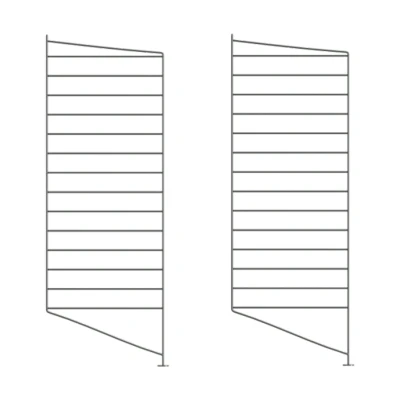 Afbeelding van String vloerpaneel Donkergrijs, 85x30 cm, 2 pack