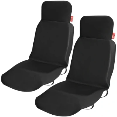 Afbeelding van Kingsleeve Autostoelhoes Universeel 600D Oxford 2 Stuks Zwart