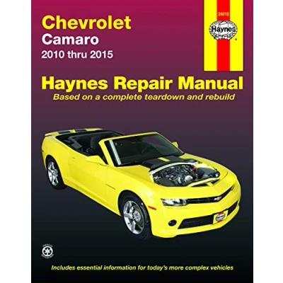 Afbeelding van Chevrolet Camaro (10 15): 2010 15: Haynes Repair Manual Based on a Complete Teardown and Rebuild