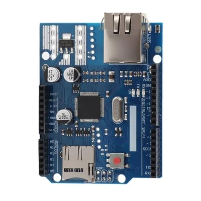 Afbeelding van Bewinner W5100 Ethernet Shield uitbreidingskaart voor moederbord, Mega 1280, 2560, kan worden gebruikt als server of client