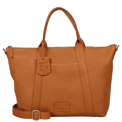 Afbeelding van Burkely SOFT Skylar WORK Handtas, Dames, Maat: One Size, Cognac