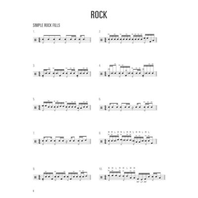 Afbeelding van HAL LEONARD DRUMSET Fills BATTERIE +ENREGISTREMENTS ONLINE: 500 a All Styles Levels