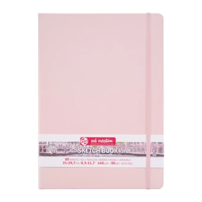 Afbeelding van Schetsboek Talens Art Creation roze 21x30cm 140gr 80vel